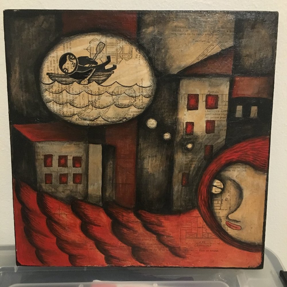 Kathleen Lolley Paintings Birds Dream Anhropologie